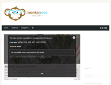 Tablet Screenshot of monkeysee.com