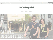 Tablet Screenshot of monkeysee.net.au